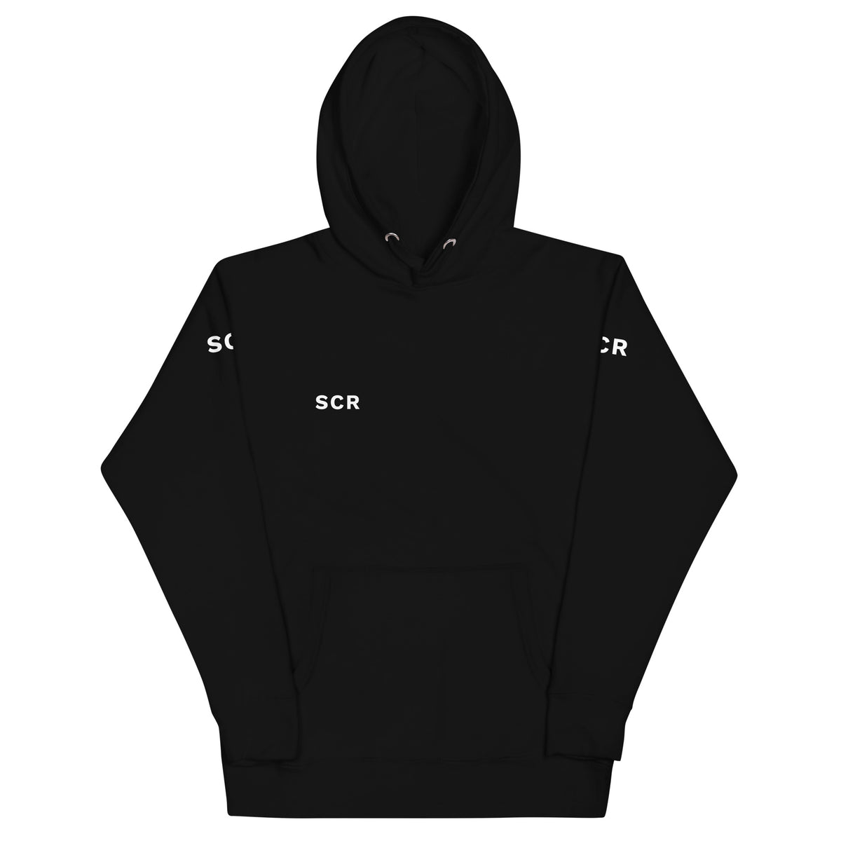 SCR TEAM HOODIE / BLACK / GREY